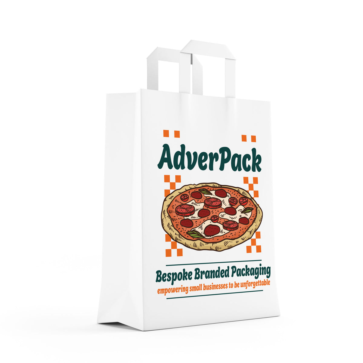 Custom printed AdverPack paper bag