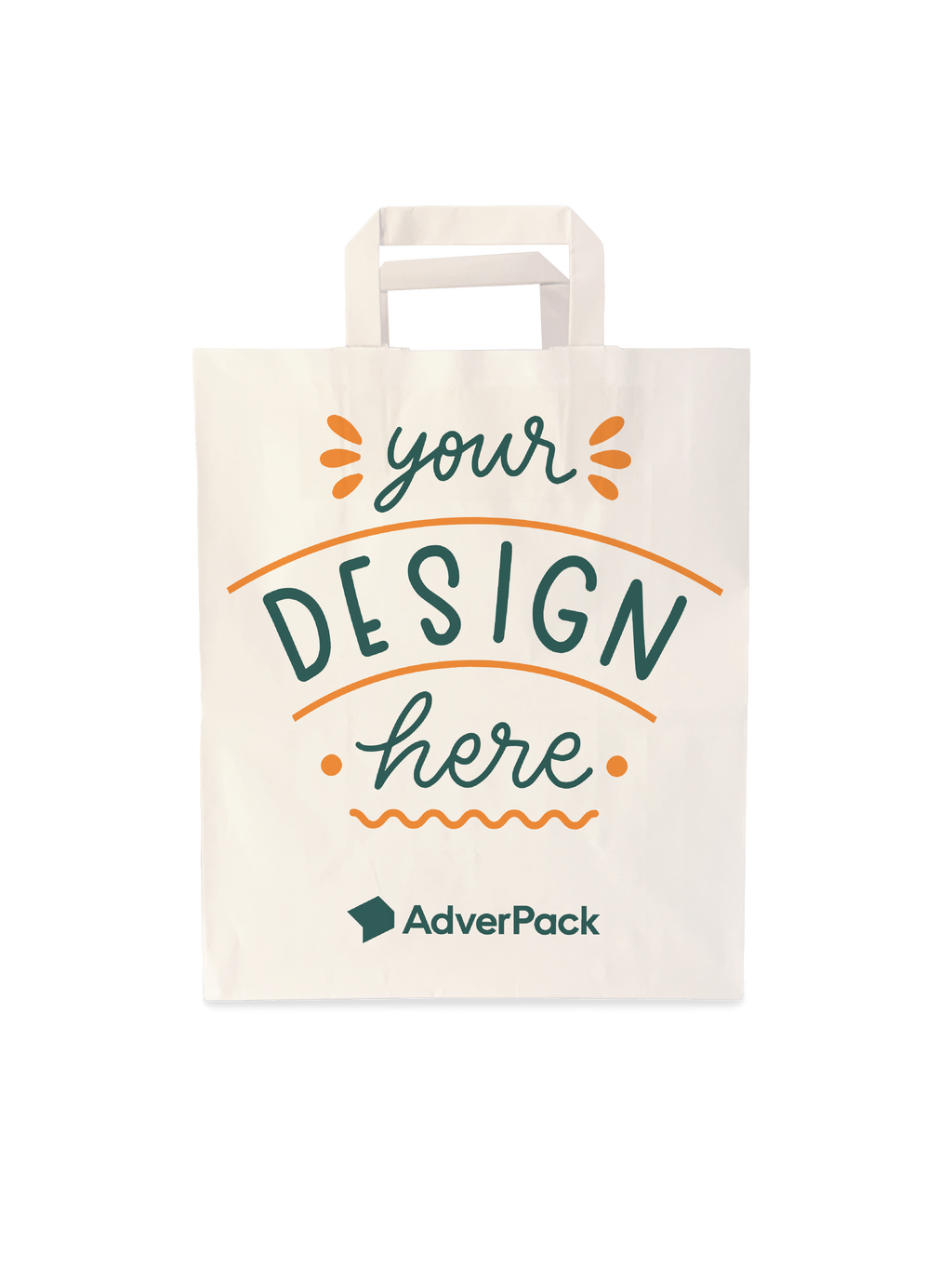 Custom Printed Paper Bags with Handles – 250 Units