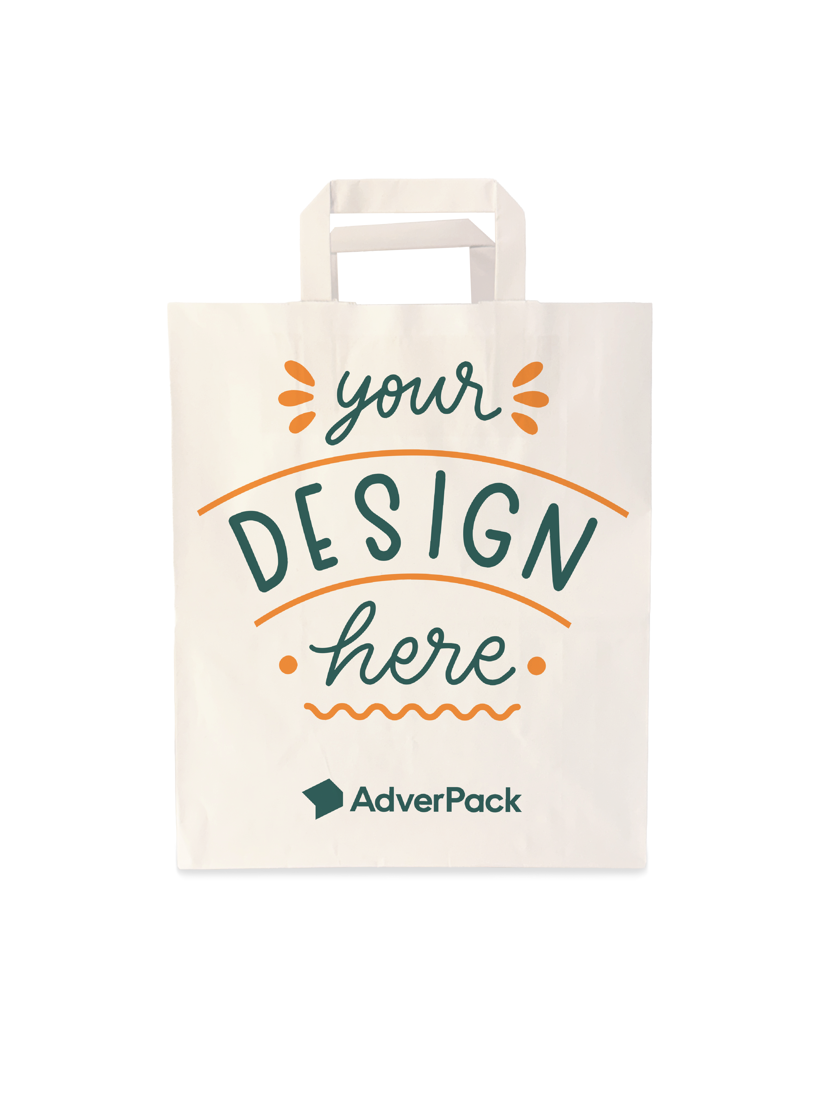 Custom Printed Paper Bags with Handles – 250 Units